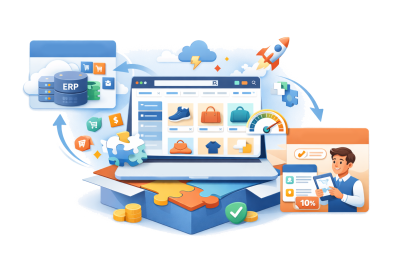 B2B commerce transparent background